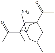 1,7-二乙酰氨基-3,5-二甲基金刚烷 结构式