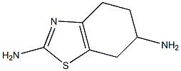 (-)-2,6-二氨基-4,5,6,7-四氢苯并噻唑 结构式