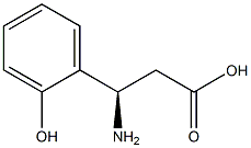 (R)-3-氨基-3-(2-羟基苯基)丙酸 结构式