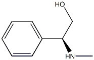 (S)-2-(甲氨基)-2-苯基乙醇 结构式