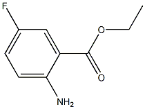 2-氨基-5-氟苯甲酸乙酯 结构式