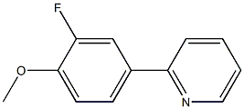 2-氟-4-吡啶基苯甲醚 结构式