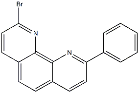 2-苯基-9-溴-1,10-菲罗啉 结构式