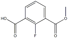 2-氟-1,3-苯二羧酸-1-甲酯 结构式