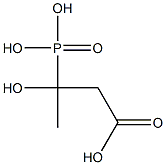 3-羟基-3-膦酰基丁酸 结构式