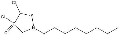 4,5-二氯-2-正辛基-4-异噻唑啉酮 结构式