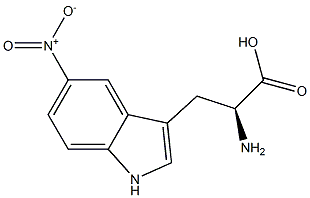 5-硝基-L-色氨酸 结构式