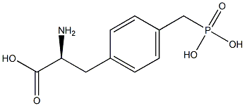 4-磷甲基-L-苯丙氨酸 结构式
