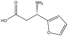 S-3-氨基-3-(2-呋喃基)丙酸 结构式