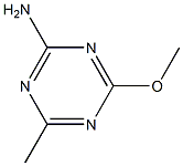 2-胺基-4-甲氧基-6-甲基-均三嗪 结构式