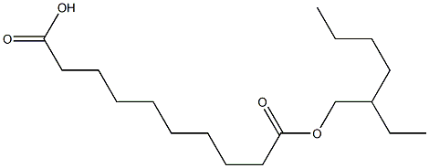 癸二酸(2-乙基己)酯 结构式