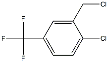 2-氯-5-(三氟甲基)苄基氯 结构式