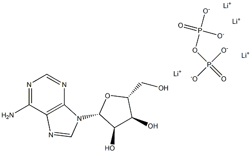 二磷酸腺苷锂盐 结构式