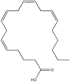 花生四烯酸粉 结构式