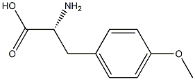 4-甲氧基-D-苯丙氨酸 结构式