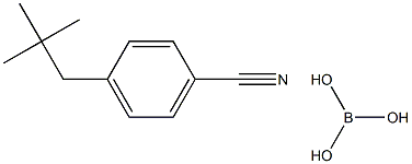 4-氰基苯硼酸新戊酯 结构式