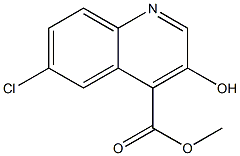 6-Chloro-3-hydroxy-quinoline-4-carboxylic acid methyl ester