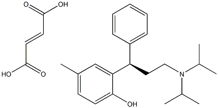 富马酸托特罗定 结构式