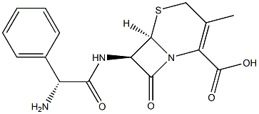 头孢氨苄杂质3 结构式