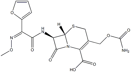 头孢呋辛杂质4 结构式