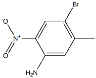 2-硝基-4-溴-5-甲基苯胺 结构式