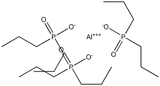 Aluminum dipropyl hypophosphite 结构式