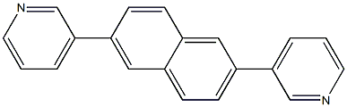 2,6-二(3-吡啶)基萘 结构式