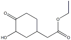 ethyl 2-(3-hydroxy-4-oxocyclohexyl)acetate 结构式