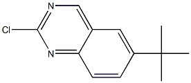 6-tert-butyl-2-chloroquinazoline 结构式
