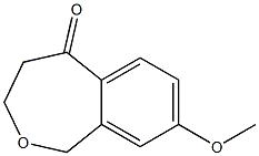 8-methoxy-3,4-dihydrobenzo[c]oxepin-5(1H)-one 结构式