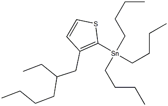 Tributyl-[3-(2-ethyl-hexyl)-thiophen-2-yl]-stannane 结构式