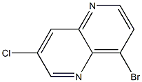 8-Bromo-3-chloro-[1,5]naphthyridine 结构式