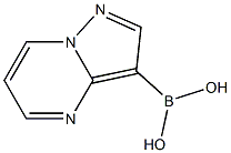 Pyrazolo[1,5-a]pyrimidine-3-boronic acid 结构式