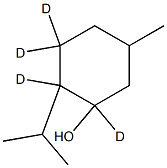 (+)-Neomenthol-d4 结构式