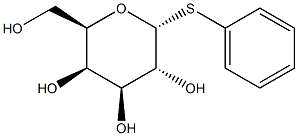 Phenyl a-D-thiogalactopyranoside 结构式