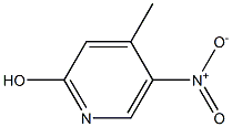 2-羟基-5-硝基-4-甲基吡啶 结构式