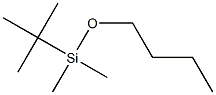 Butoxy(tert-butyl)dimethylsilane 结构式