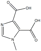 1-甲基-1H-咪唑-4,5-二羧酸 结构式