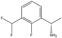 (S)-1-(3-(difluoromethyl)-2-fluorophenyl)ethan-1-amine 结构式