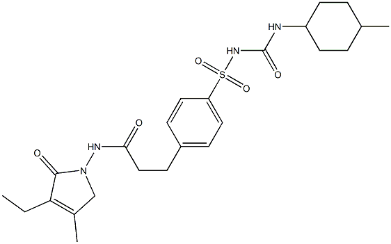 格列美脲杂质7(反式羧酸格列美脲) 结构式