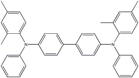 N,N'-二苯基-N,N'-二(2,4-二甲基苯基)-4,4'-联苯二胺 结构式