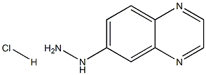 6-hydrazinylquinoxaline hydrochloride 结构式