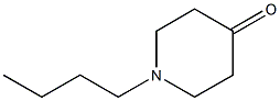 N-丁基-4-哌啶酮 结构式