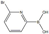 6-溴吡啶-2-硼酸 结构式