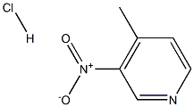 4-甲基-3-硝基吡啶盐酸盐 结构式