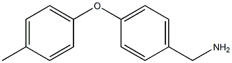 4-(4-甲基苯氧基)苄基胺 结构式