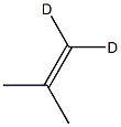 2-甲基丙烯-1,1-D2(GAS) 结构式