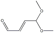 FUMARALDEHYDE MONO(DIMETHYL ACETAL) (STABILIZED WITH HQ) 富马醛单(二甲缩醛)(含稳定剂氢醌) 结构式