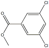 3,5-二氯苯甲酸甲酯 结构式