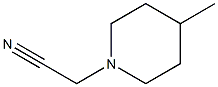 2-(4-METHYLPIPERIDINO)ACETONITRILE 结构式